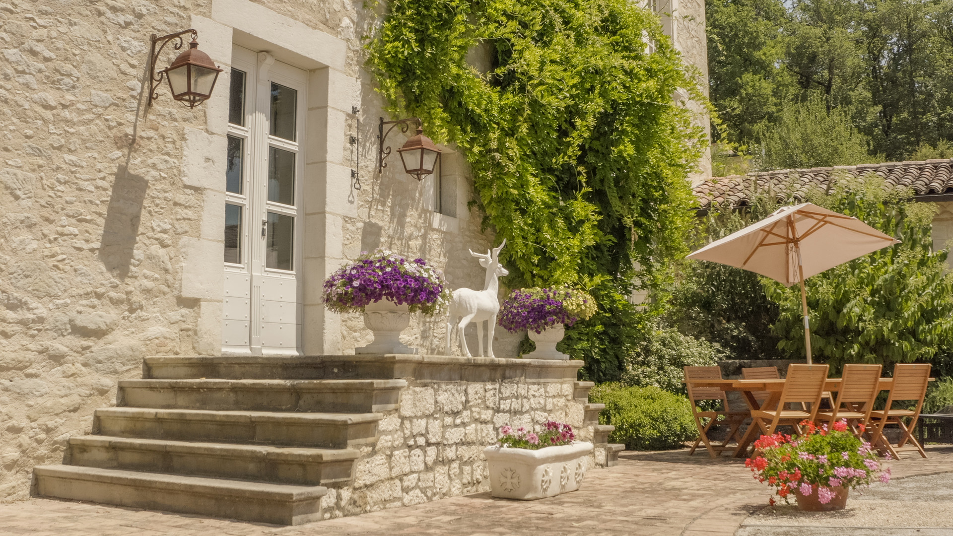 Manor house entrance